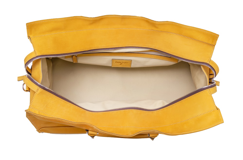 TRAVEL BAG NUBUCK YELLOW - Zepter Shop