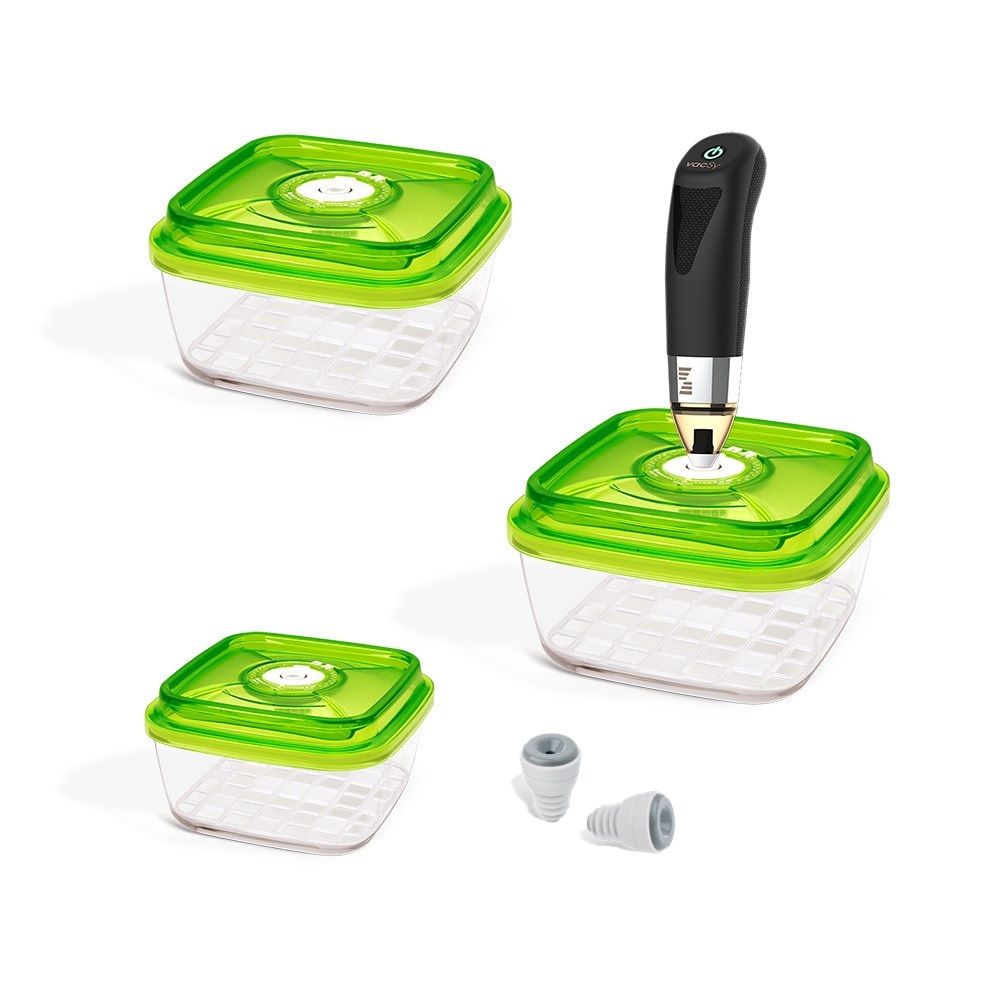 VacSy® Mini Set - 5 Pieces - Food Vacuum Storage - Zepter Shop.