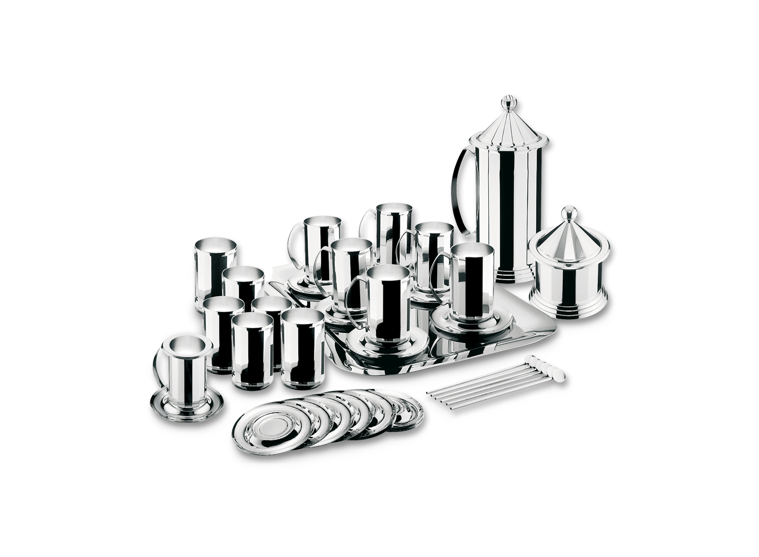 Taiga Stainless Steel Set 6 persons, 36 pieces - Zepter Tableware Shop