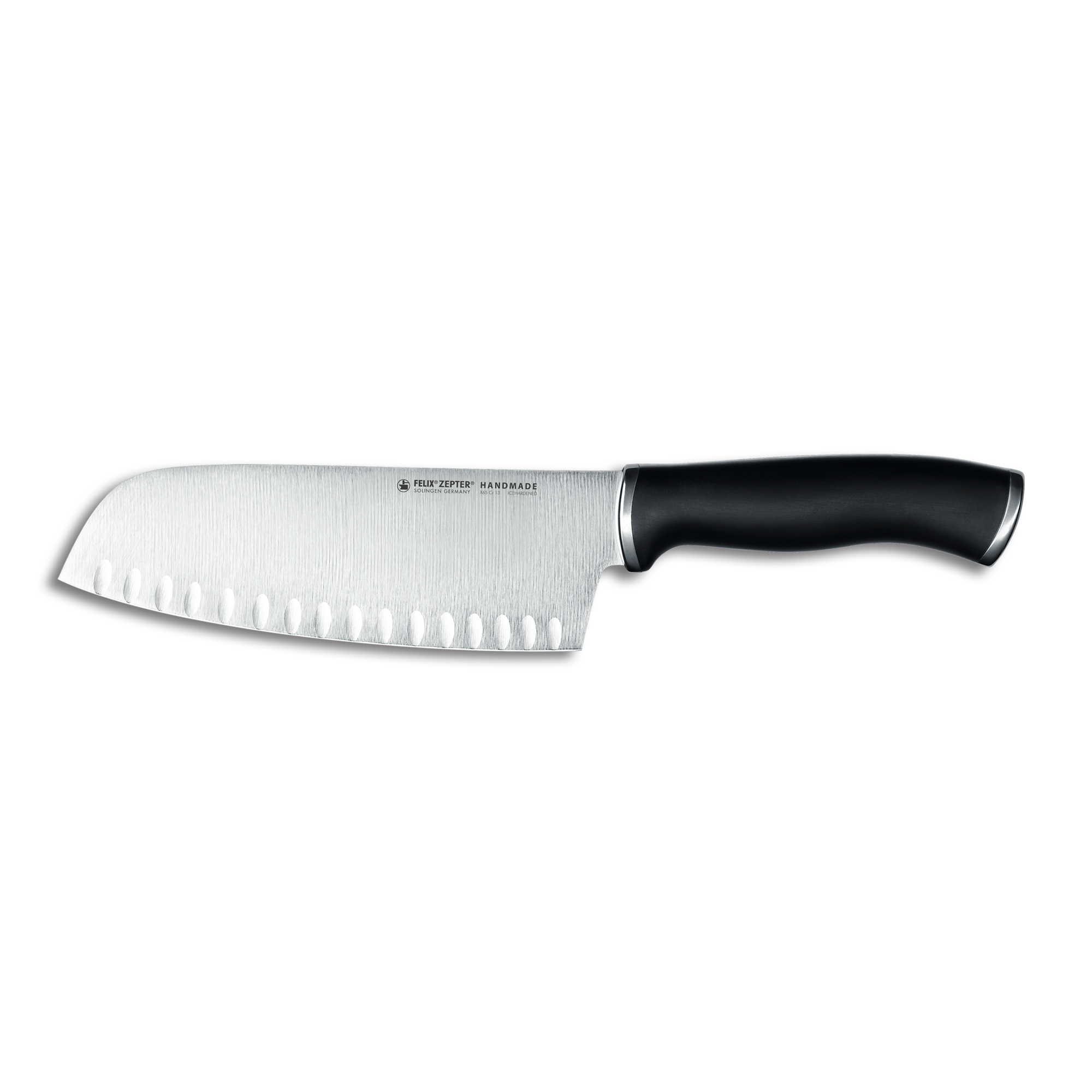 Resolute Santoku knife, with hollow edge Zepter Shop